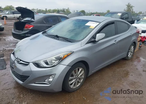 2016 Hyundai Elantra Se z USA, uszkodzony, nr VIN 5NPDH4AE6GH778862